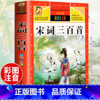 [正版]宋词三百首精选 带解注释故事鉴赏析 大字大开本彩图注拼音小学生一二三年级幼儿童版早教国学启蒙书籍