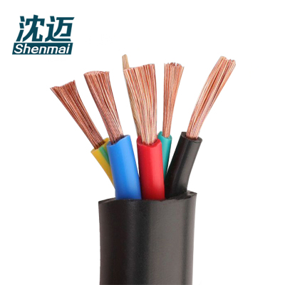沈迈 铜芯橡套软电缆 YC-4*25+1*10平方/米