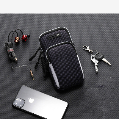  妖怪跑步手机臂包超薄晨跑装备运动手机袋女手臂包男手拿多功能手腕包