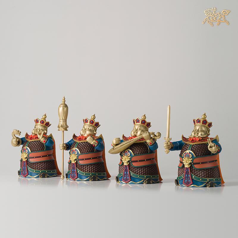美帮汇全铜摆件《四大金刚之风调雨顺》999套 家居饰品 摆件