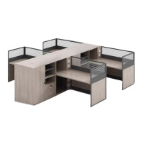 攸形职员桌280*300*110cm套