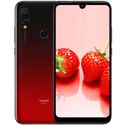小米 红米redmi 7 红米7 4gb 64gb 魅夜红 幻彩渐变ai双摄 全网通4g