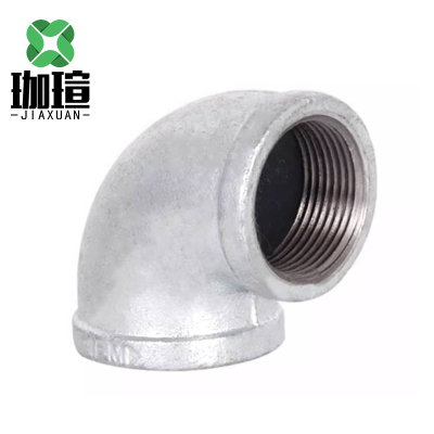 珈瑄 镀锌弯头 钢管水管水暖配件连接件弯头 DN15 单位:个