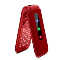 守护宝(上海中兴)K299 红色 移动联通电信4G老人机 双卡双待 三网4G翻盖老人机 2.8英寸大屏 定位查询 学生备用功能老年机