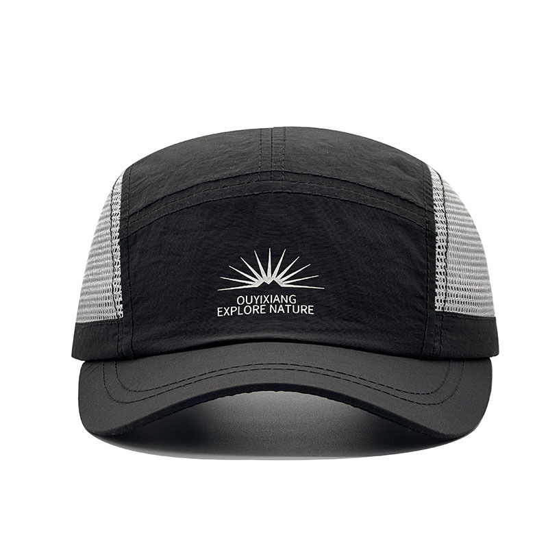 小头围夏季速干短帽檐软顶棒球帽男潮薄款透气网眼鸭舌帽运动跑步