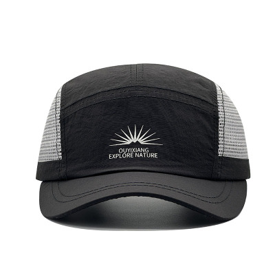 小头围夏季速干短帽檐软顶棒球帽男潮薄款透气网眼鸭舌帽运动跑步