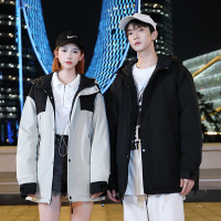 羽绒服冬季情侣款连帽潮牌休闲百搭ins潮流户外保暖宽松加厚外套