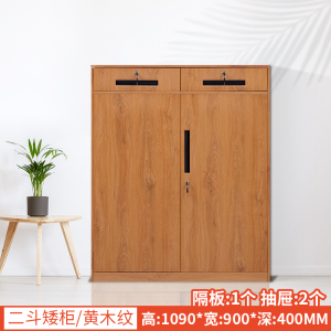 铭威盾办公室文件柜资料档案铁皮柜子储物带锁财务铁柜书柜阳台矮柜