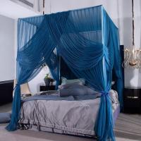 美帮汇加密蚊帐家用廷落地式1.8m床双人1.5m米加密加厚支架新款蚊帐