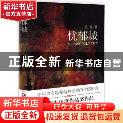 正版 忧郁城 张旻著 湖南文艺出版社 9787540489137 书籍