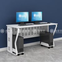 鑫星奈 XXN3111621 钢架电脑桌培训桌机房电脑桌学习桌课桌 双人位K款