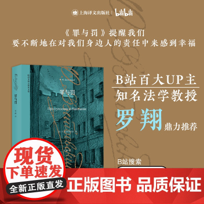 罪与罚 [俄]陀思妥耶夫斯基 世界经典名著 ]陀思妥耶夫斯基文集 刑法罗翔老师