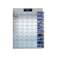 利特莱依不锈钢员工食堂消毒碗柜餐厅紫外线高温餐盘餐具柜多格饭盒储物柜60门碗柜 紫外线消毒