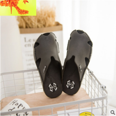 越南夏季洞洞鞋沙滩情侣家居浴室包头男女拖鞋橡胶防滑凉拖简畅