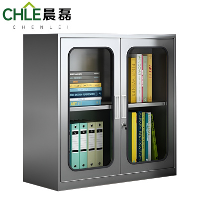 晨磊 不锈钢矮柜 玻门 台