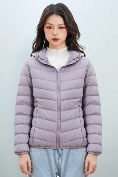 女装秋冬新款新国标90绒轻薄羽绒服女款女式带帽简约外套