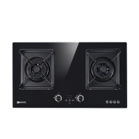 能率(NORITZ)燃气灶一级能效 5KW火力 钢化玻璃面板易清洁 台嵌两用 脉冲点火 低碳节能JZT-HN184G