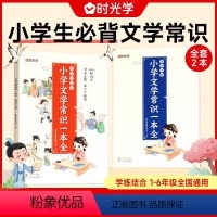 [全套2本]知识汇总+集训手册 全国通用 小学通用 [正版]小学文学常识一本全小学生必背文学常识2024版 语文素养提升