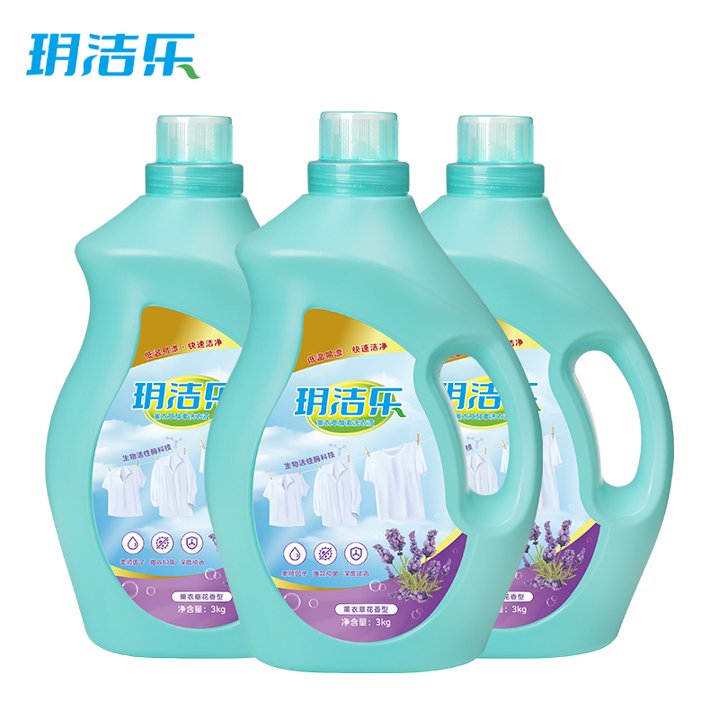 玥洁乐 洗衣液 3kg*4瓶/箱