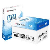 齐心 C3684-5 A4 80克 优品复印纸 500张/包 5包/箱 白色 1箱装