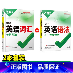 推荐★[英语词汇+语法]·打基础 初中通用 [正版]2024新版初中英语语法全解专项训练知识点大全基础书初一初二初三