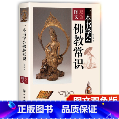 [正版]中华书局 一本书学会佛教常识图文双色 张培锋著 佛教基本知识 佛学入门 佛教基础知识 了解佛教文化入门书籍