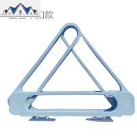 可折叠浴室拖鞋架壁挂免打孔厕所墙上沥水收纳卫生间置物架子 三维工匠