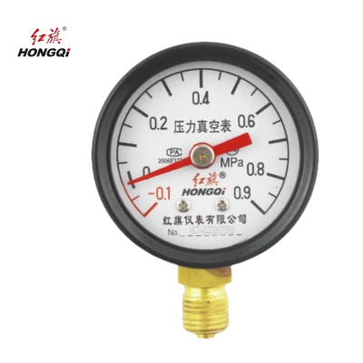 红旗 真空压力表定制检测款YZ40(压力值需备注) 块