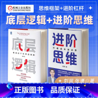 [正版]2本套进阶思维张湧+底层逻辑刘润 2册 思维方法 个人成长进阶升级 找对杠杆 5分钟商学院 商业思维 社交管理
