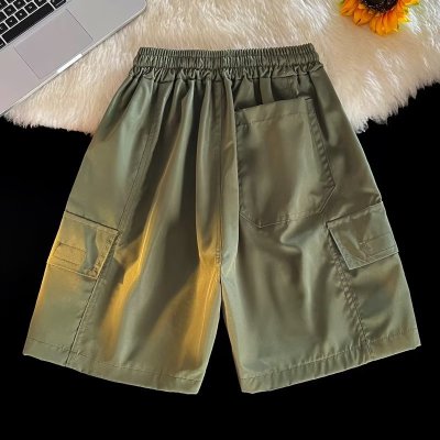 日系立体大口袋工装短裤时尚潮流休闲五分裤