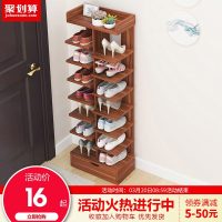 鞋架多层简易家用经济型省空间实木色鞋柜口放小鞋架子宿舍收纳