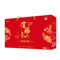 栗稻源 五常大米 新米稻花香2号米 贺福礼年货礼品 公司企业福利 团购 东北大米粳米5kg礼盒装 免邮