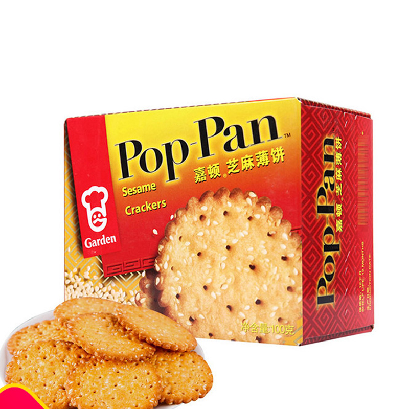 嘉顿(garden) 芝麻薄饼 100g/盒
