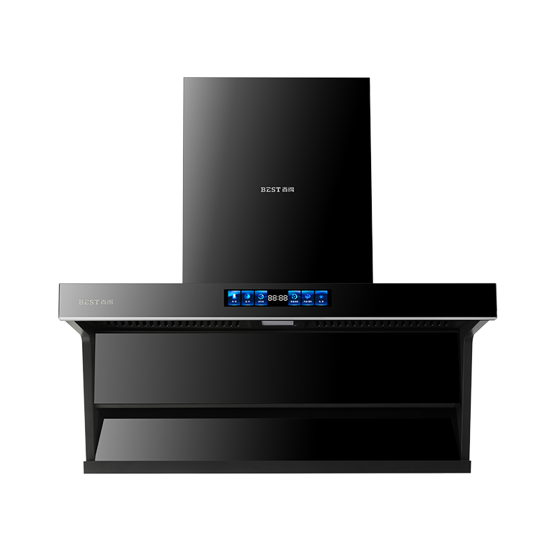 百得(BEST)华帝股份烟机AC17Pro 28m³顶侧三吸油烟机直流变频1200Pa高静压七重热净洗 挥手智控