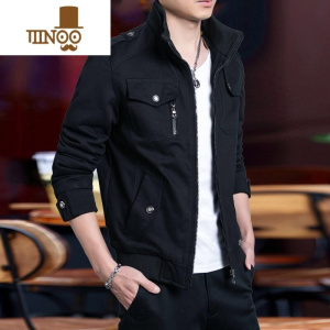 YANXU2023新款外套男工装夹克休闲棒球上衣服青年男加绒加厚褂子潮