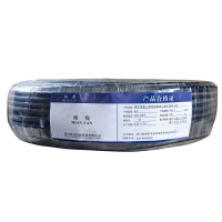 绵缆 铜芯聚氯乙烯绝缘聚氯乙烯护套软电缆 RVV-3*2.5黑色300/500V 米