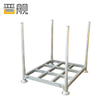 晋舰仓库插管堆垛架巧固架堆叠冷库货架高架码垛架布料架 镀锌插管式1200*1200*1500mm