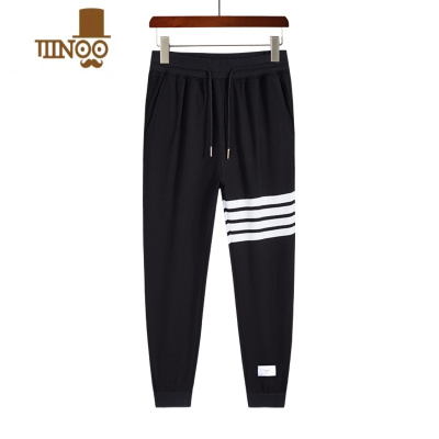 YANXU卫裤男士新款灰色薄款休闲长裤潮牌夏季运动裤男宽松男生裤子