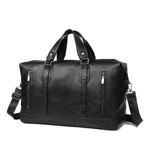 Ceba商务旅行包韩版简约单肩包斜挎包健身包PU防泼水大容量男士