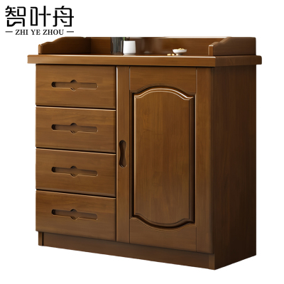 智叶舟茶水柜一门四抽90*40*80cm台