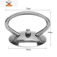 (不锈钢)通用锅盖顶帽锅盖把手提手盖珠盖帽头帽锅盖头锅盖配件 敬平 大吊环型 (小孔通用)锅具配件