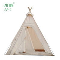 劲脉 三角野营帐篷 210D牛津布+天幕 顶