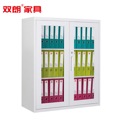 双朗 钢制文件柜0.6mm TY1352WT 750*300*840mm 白色 台
