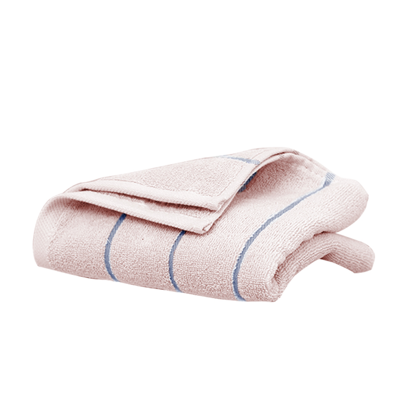 安居先森雅缎系列新疆长绒棉精梳缎档毛巾热卖 嫩粉(条)