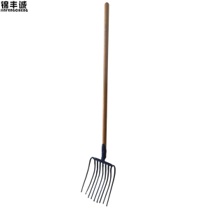 锦丰诚 木柄钢叉 九齿 把