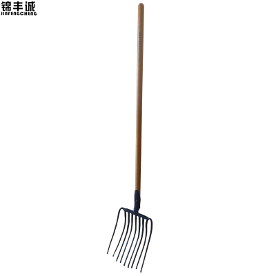 锦丰诚 木柄钢叉 九齿 把