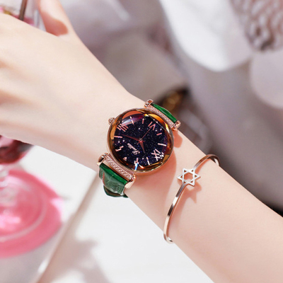 星空手表女网红抖音同款潮流防水2020新款简约自动机械女表学生同款