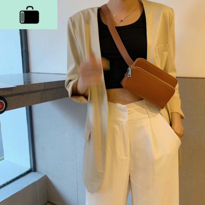 包包女包新款2020时尚斜挎小包韩版百搭单肩包腰包个性街头胸包潮NEW LAKE女斜挎包