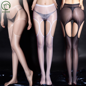 情趣内衣欲之诱惑一件代发新款高弹丝滑性感镂空薄透裤袜情趣女骚