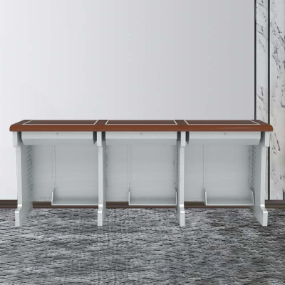 合祥源 ZTJ-BGZ019 翻转电脑桌三人位 2400*600*750mm 单位:张